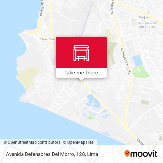 Avenida Defensores Del Morro, 128 map