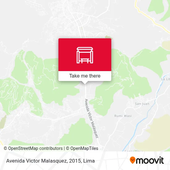 Avenida Victor Malasquez, 2015 map