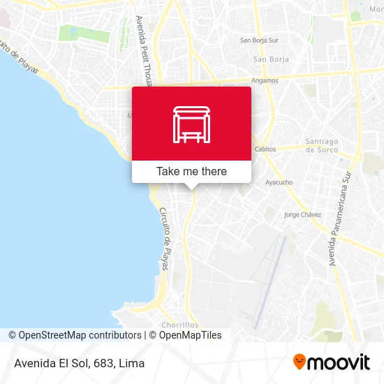 Avenida El Sol, 683 map
