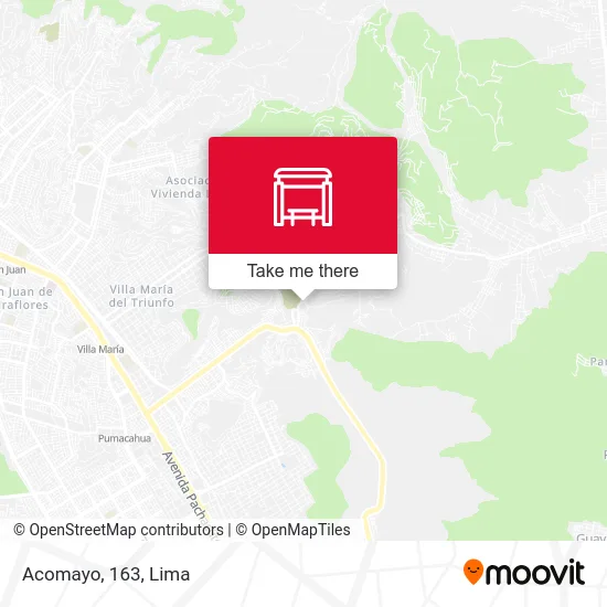 Acomayo, 163 map