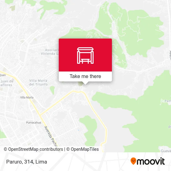 Paruro, 314 map