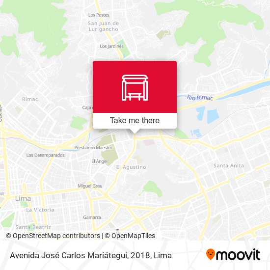Avenida José Carlos Mariátegui, 2018 map