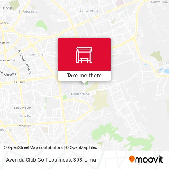 Avenida Club Golf Los Incas, 398 map