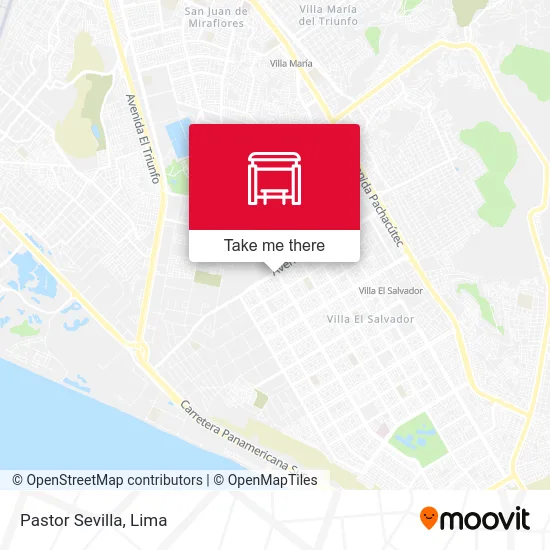 Pastor Sevilla map