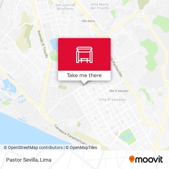 Pastor Sevilla map