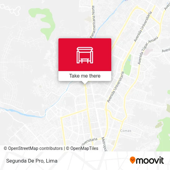 Mapa de Segunda De Pro