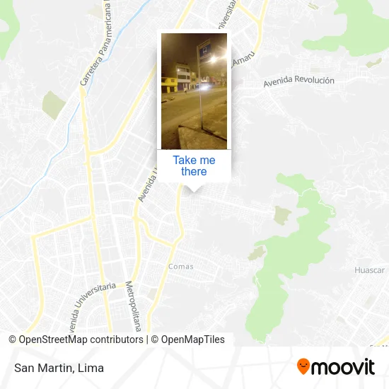San Martin map