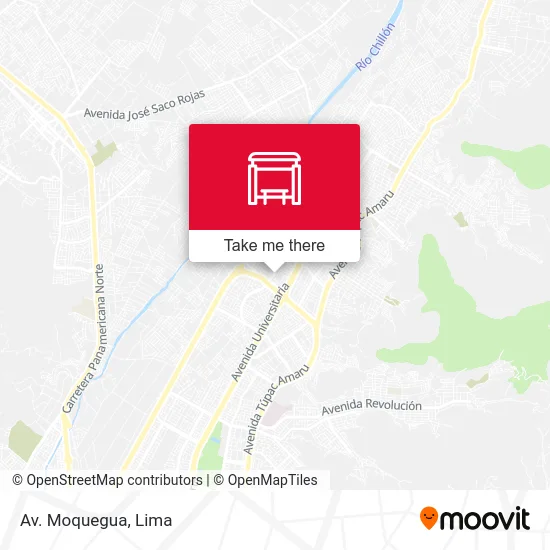 Av. Moquegua map