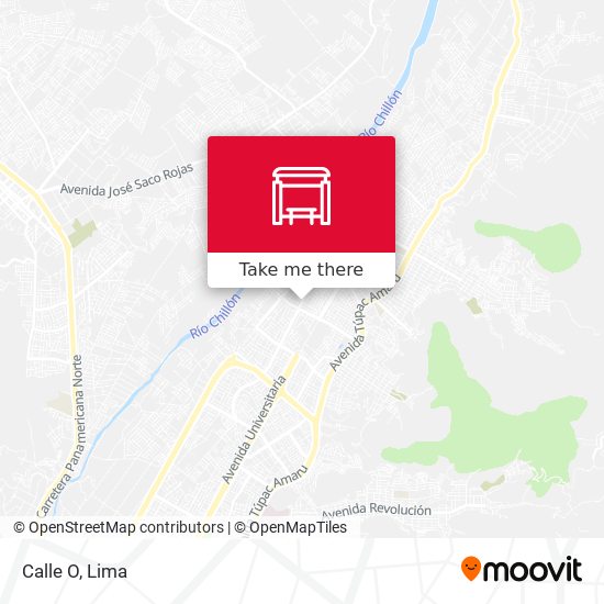 Calle O map