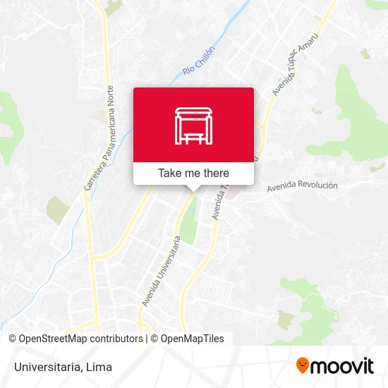 Universitaria map