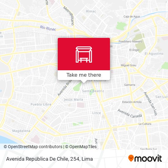 Avenida República De Chile, 254 map