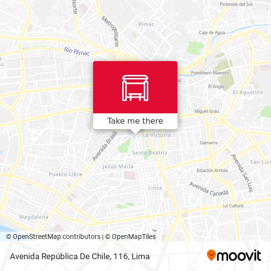 Avenida República De Chile, 116 map