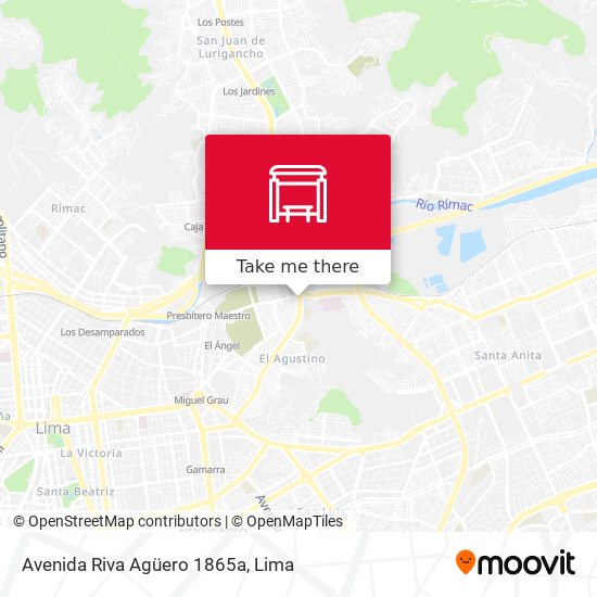 Avenida Riva Agüero 1865a map