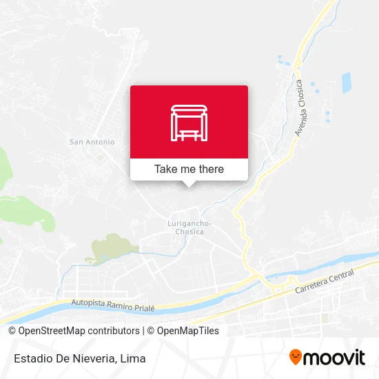 Mapa de Estadio De Nieveria