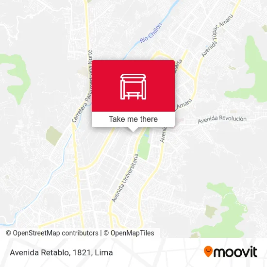 Avenida Retablo, 1821 map