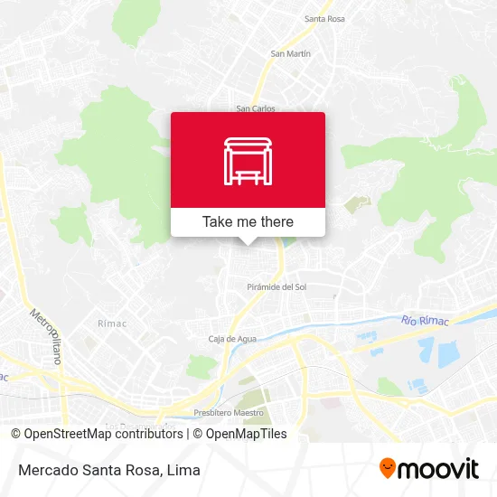 Mercado Santa Rosa map