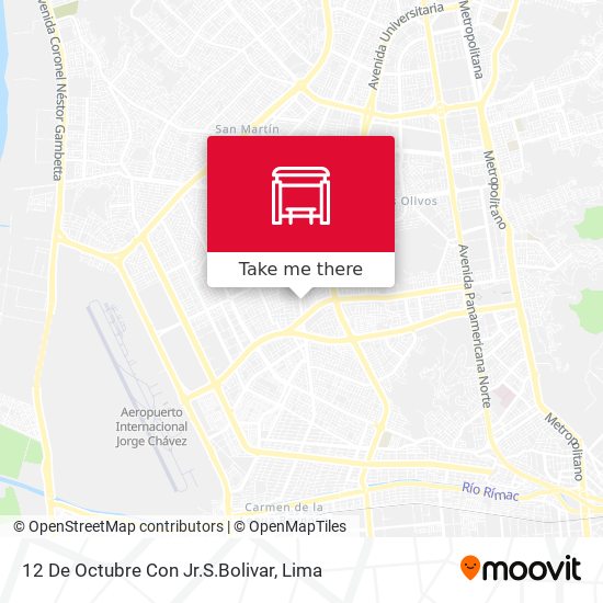 Mapa de 12 De Octubre Con Jr.S.Bolivar
