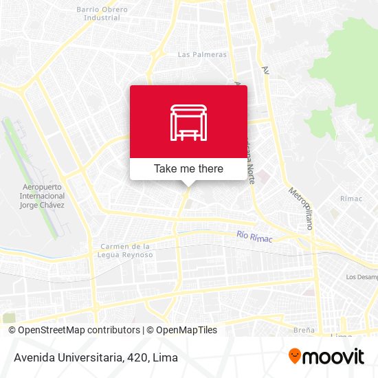 Avenida Universitaria, 420 map