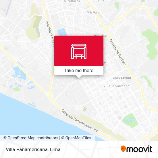 Villa Panamericana map