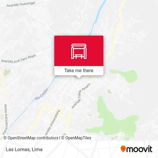 Las Lomas map