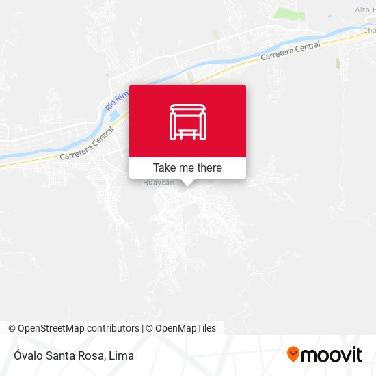 Mapa de Óvalo Santa Rosa
