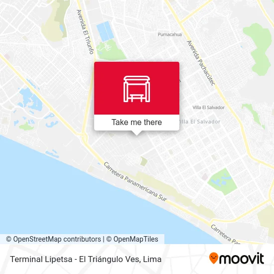 Terminal Lipetsa - El Triángulo  Ves map