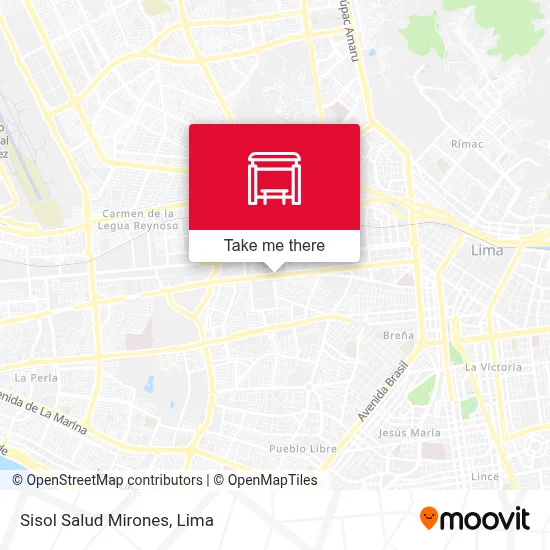 Mapa de Sisol Salud Mirones