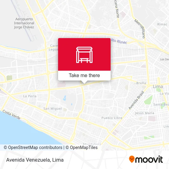 Avenida Venezuela map