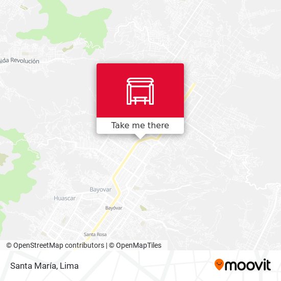 Mapa de Santa María