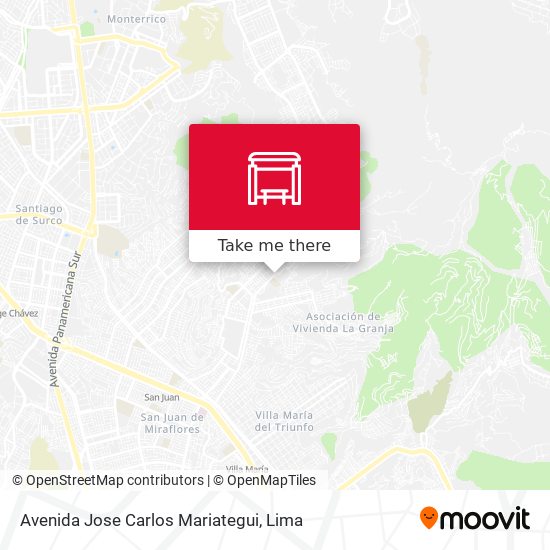 Avenida Jose Carlos Mariategui map