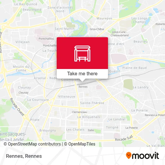 Rennes map