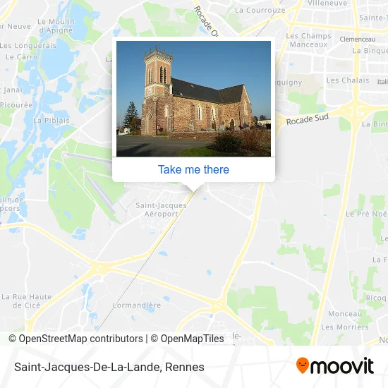 Saint-Jacques-De-La-Lande map