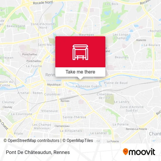 Pont De Châteaudun map