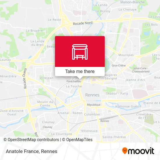Anatole France map