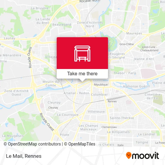 Le Mail map