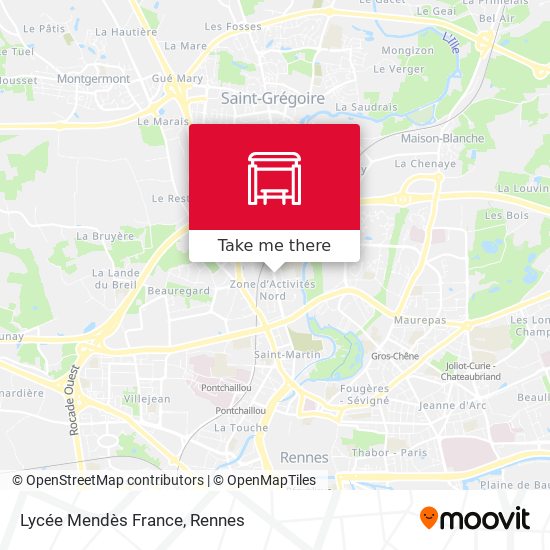 Lycée Mendès France map