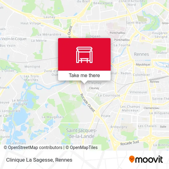 Clinique La Sagesse map