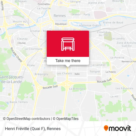 Henri Fréville (Quai F) map