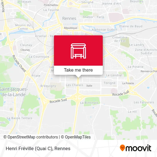 Henri Fréville (Quai C) map