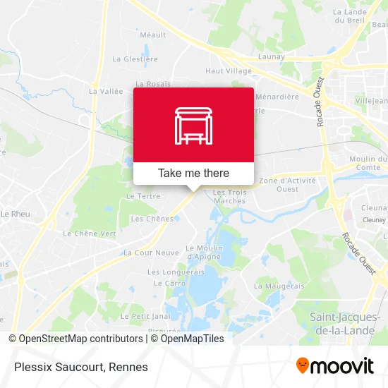 Plessix Saucourt map