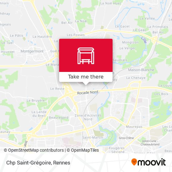 How To Get To Chp Saint Gregoire In Saint Gregoire By Bus Or Metro Moovit