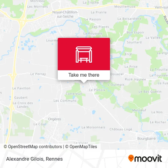 Alexandre Gilois map