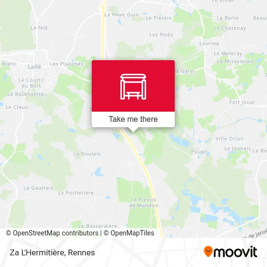 Za L'Hermitière map