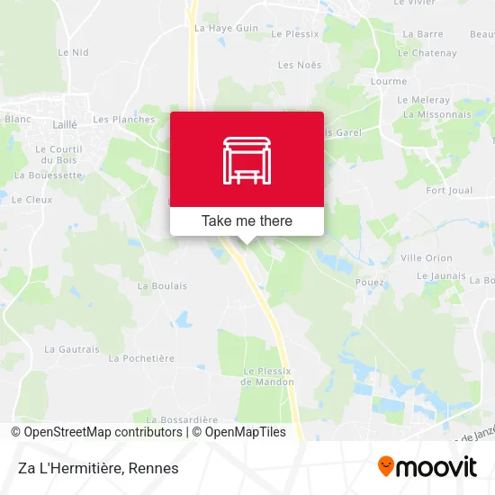 Za L'Hermitière map