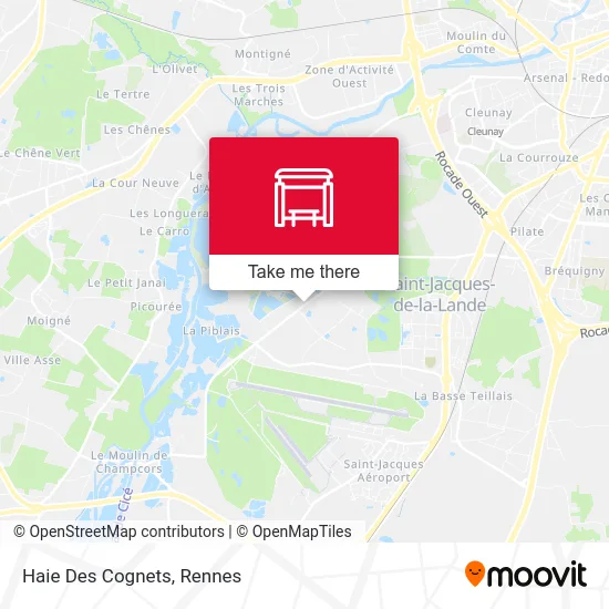 Haie Des Cognets map