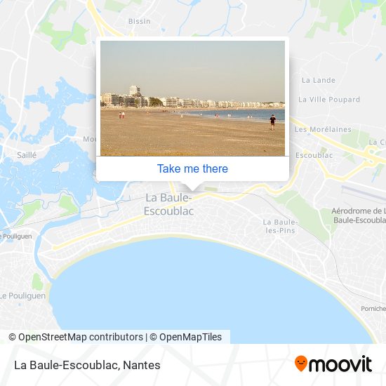 Mapa La Baule-Escoublac