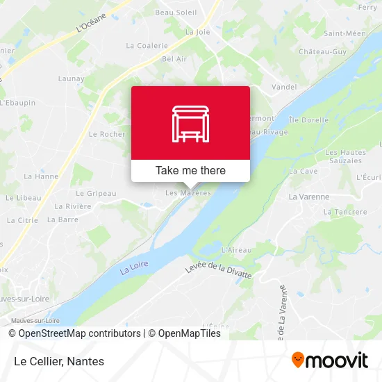 Le Cellier map