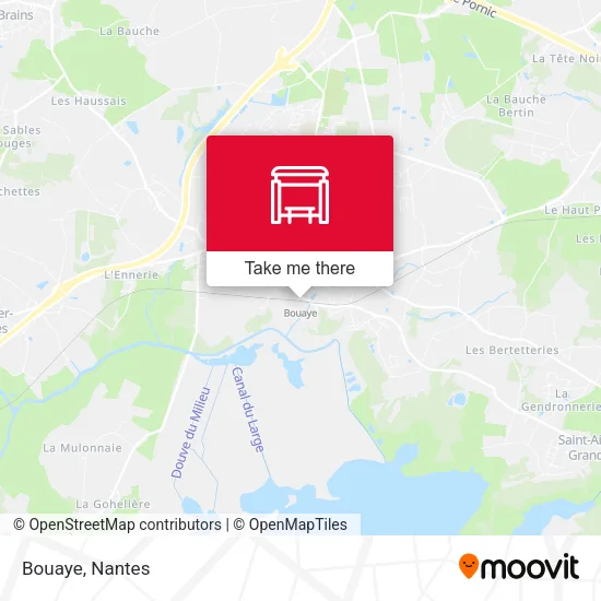 Bouaye map