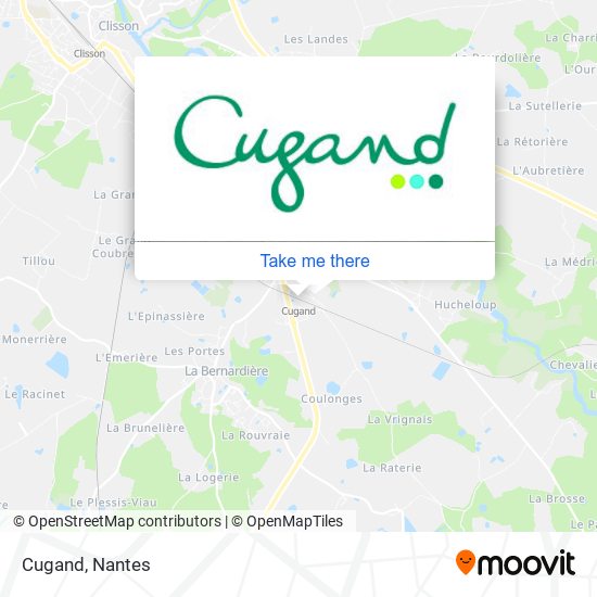 Cugand map