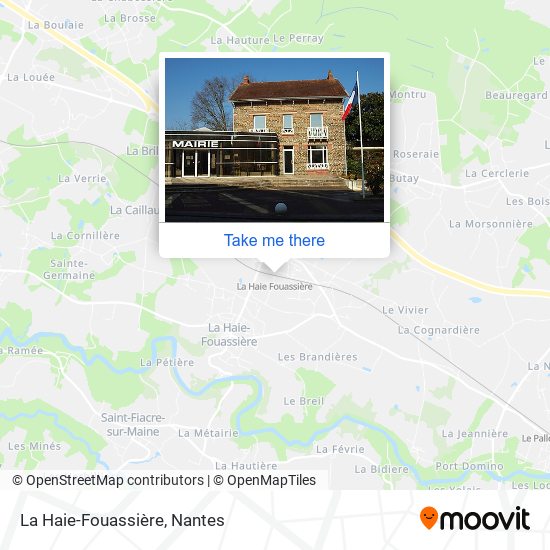 La Haie-Fouassière map